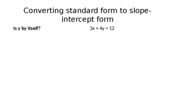 Preview of Guided Notes PowerPoint: Converting Equations From Standard  to Slope-Int Form