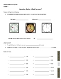 Guided Notes: ¿Qué hora es? [PDF - paper]