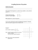 Guided Notes - Solving Systems of Equations by Graphing