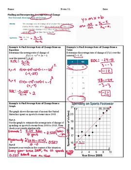Preview of Guided Notes Teacher Guide - Lesson 3.1, part 2 - Graphing Quadratic Functions