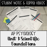 Unit 1 Scientific Foundations Student Notes in AP Psychology