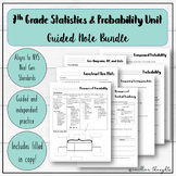 Guided Notes for 7th Grade Statistics and Probability Unit