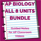 Guided Notes for AP Biology AP Classroom Daily Videos
