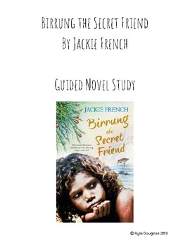 Preview of Guided Novel Study: Birrung the Secret Friend