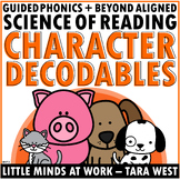 Guided Phonics + Beyond SOR CVC Character-Based Mini Decodables