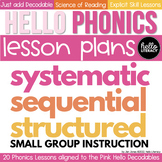 Guided Phonics Lesson Plans & Activities for Pink Decodables 1-20