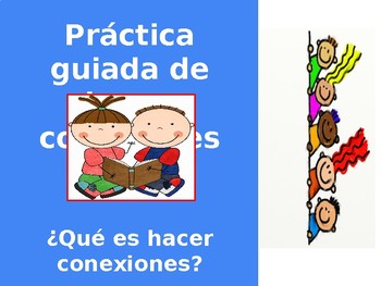 Preview of Guided Practice on Making Connections in Spanish