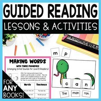 Preview of Guided Reading Group Activities & Lesson Plans, Small Group Lesson Plan Template