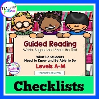 Preview of Guided Reading Strategies NO PREP Reading Checklists