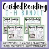 Guided Reading Lesson Plans Bundle Levels E-H