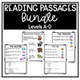 Reading Comprehension Passages Bundle Levels A-D