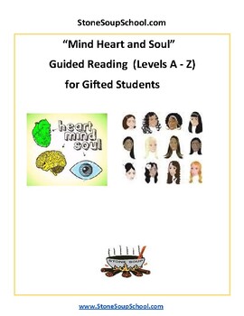 Preview of Guided Reading, Levels A- Z: Mind, Heart and Soul for Gifted and Talented