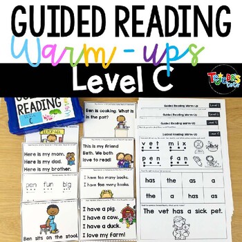 Preview of Guided Reading Activities Level C