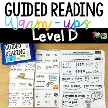 Preview of Guided Reading Activities Level D