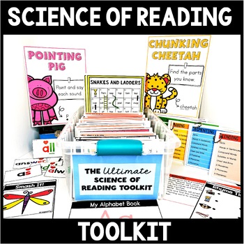 Kindergarten Reading Intervention Kit, Literacy Centers, Small