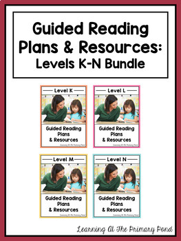 Preview of Guided Reading for Second Grade | Lesson Plans, Books, & Activities | Levels K-N