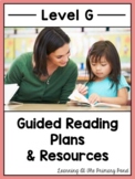 Guided Reading Activities and Lesson Plans for Level G