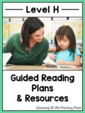 Guided Reading Activities and Lesson Plans for Level H