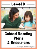 Guided Reading Activities and Lesson Plans for Level K