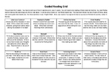 Guided Reading Activity Grid - Fiction