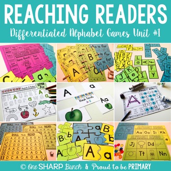 Preview of Guided Reading Alphabet Games & Centers for Small Groups -  Science of Reading