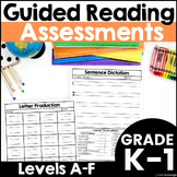 Guided Reading Assessment and Tracking Tools - Levels A-F 