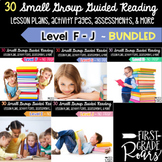 Guided Reading BUNDLE Levels F-J Lesson Plans and Activiti