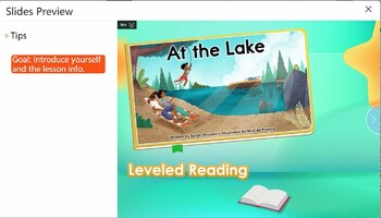 Preview of Guided Reading Beginner GR1-L0-U1-LC1-17 At the Lake