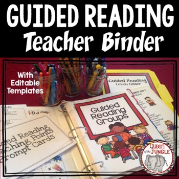 Preview of Guided Reading Binder Editable