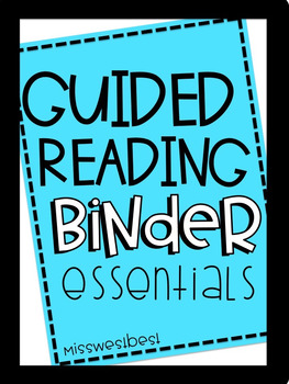 Preview of Guided Reading Binder Essentials