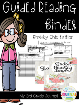 Preview of Guided Reading Binder - Shabby Chic Edition