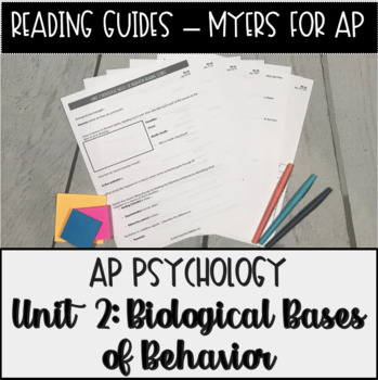 Preview of Guided Reading: Biological Bases Unit for Myers' Psychology for AP