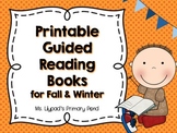 Guided Reading Books for Fall and Winter