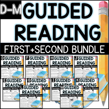 Preview of First and Second Grade Guided Reading Bundle