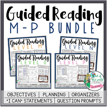 Preview of Guided Reading Bundle - Levels M-P