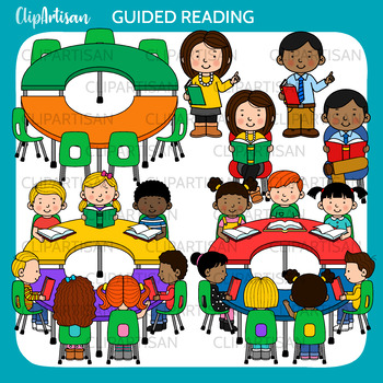 Preview of Guided Reading Clip Art