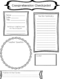 Guided Reading Comprehension Check Sheet