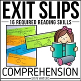 Guided Reading - Comprehension Exit Slips - Reading Comprehension