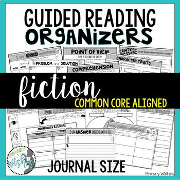 Preview of Guided Reading Comprehension Organizers - Fiction