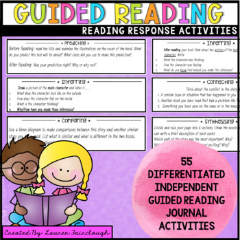 Preview of Guided Reading Comprehension Strategy Activities