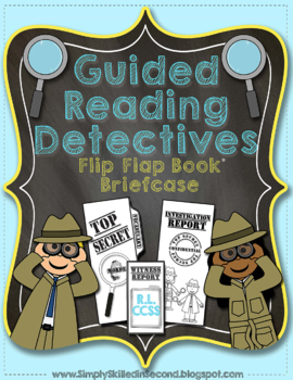 Preview of Guided Reading Detectives Flip Flap Book®