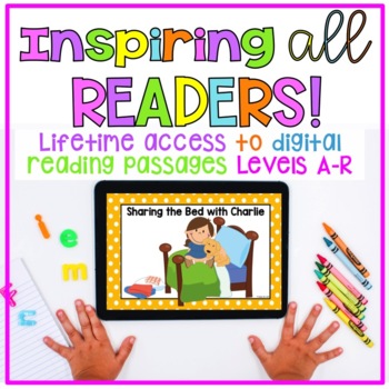 Preview of Guided Reading Digital Passages Levels A- R (Fiction and Nonfiction)
