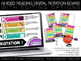 Guided Reading Digital Rotation Board Pack with Timers