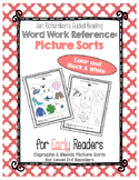Guided Reading Early Word Work: Picture Sort Cards for Dig