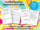 Guided Reading Extension Activities:  Emergent and Early R