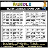 Phonics Booklets BUNDLE Science of Reading Decodables