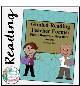 Preview of Guided Reading Forms for Planning, Observing, Collecting Data, & Assessing