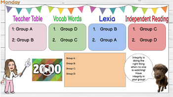 Preview of Guided Reading Google Slides EDITABLE