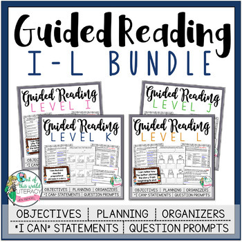 Preview of Guided Reading Bundle - Levels I-L