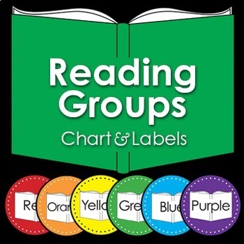 Preview of Guided Reading Group Labels and Chart